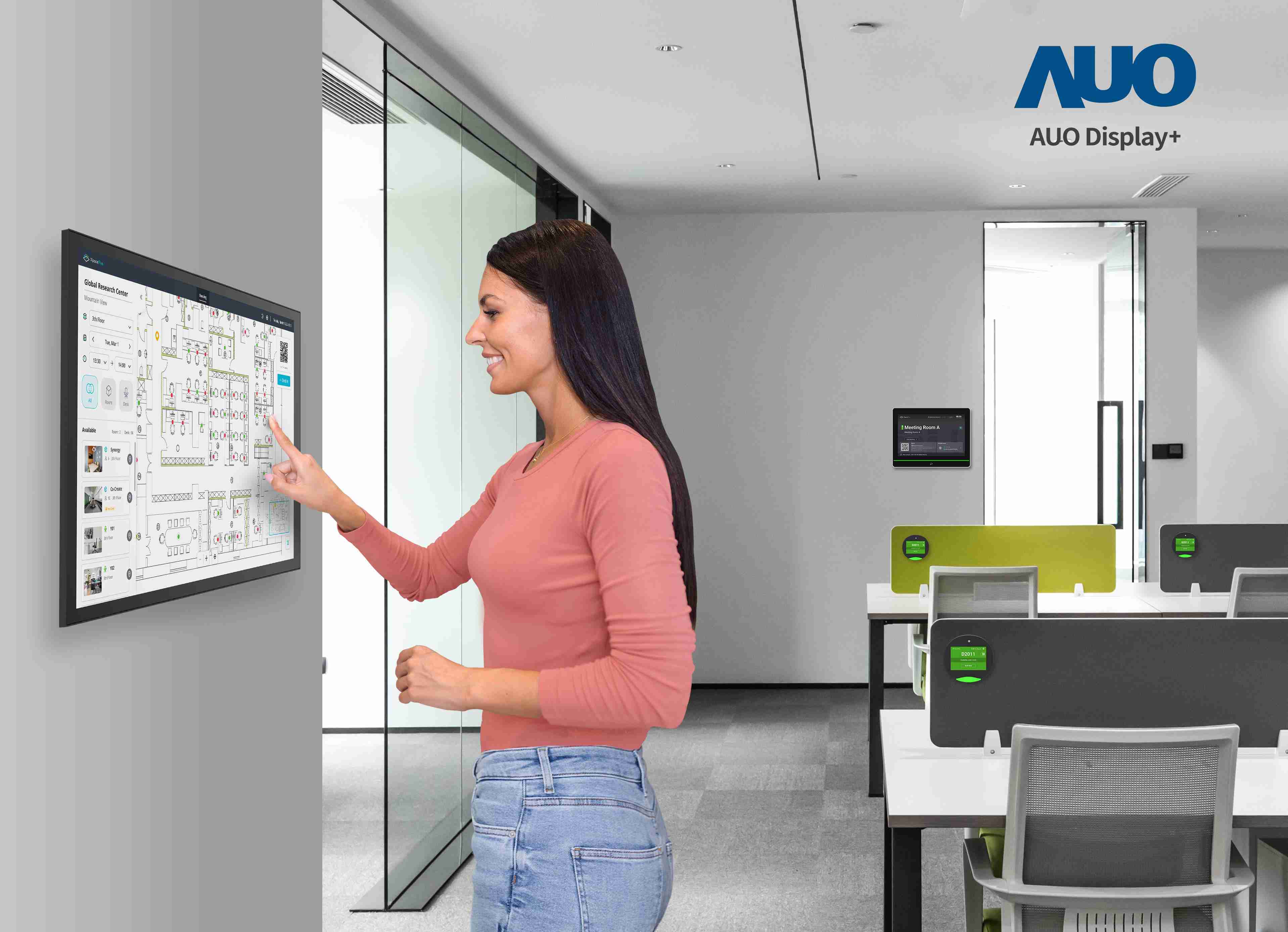 达擎会议空间管理解决方案可应用于空间预约和管理流程，，，，将办公空间的查询、、预约和保留等流程自动化，，，为用户提供更灵活、、弹性的工作模式